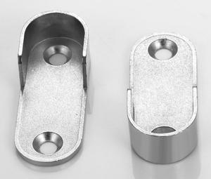 ก้านชุบนิกเกิล16มม. & 19มม. ทำจากซิงค์อัลลอยปลายตู้ทรงไข่รองรับที่วางท่อตู้เสื้อผ้าและรางสำหรับแขวนตู้เสื้อผ้า - Product Image 6