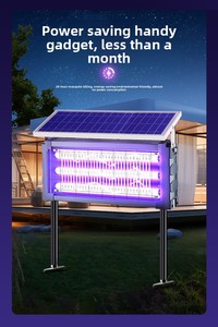 OMNI-CATCH Lámpara Antimosquitos de Alta Potencia con Energía Solar UV, Personalizable y Más Vendida, para Uso en Exteriores - Product Image 3