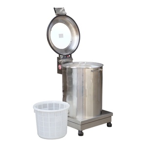 Buena centrifugadora de alimentos de acero inoxidable para secar frutas y verduras, máquina comercial para secar verduras/centrifugadora de verduras - Product Image 3