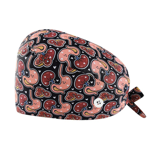 Gorros Quirúrgicos Personalizados con Logotipo, Gorros <span class=keywords><strong>de</strong></span> Enfermera con Forro <span class=keywords><strong>de</strong></span> Satén para Mujer, Gorros Médicos con Diseño <span class=keywords><strong>de</strong></span> Dibujos Animados y Orificio para Cola <span class=keywords><strong>de</strong></span> Caballo, Accesorios para Uniformes <span class=keywords><strong>de</strong></span> Salud - Product Image 6