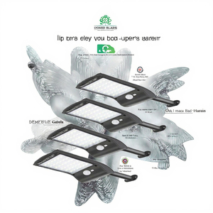 Applique Murale Solaire Étanche IP65 avec Détecteur de Mouvement, Haute Luminosité, 36 LED Blanc Chaud, Garantie 3 Ans pour Jardin, Patio, Rues - Product Image 3