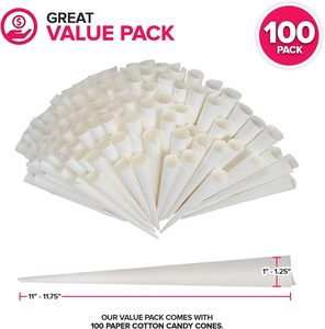 Cône en papier de coton jetable de qualité alimentaire, personnalisation, cône en papier pour bonbons, vente en gros à bas prix - Product Image 2