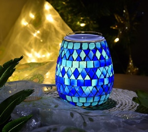 Factory Outlet Unique Electric Mosaic Glass Candle Wax Melter <strong>Scented</strong> <strong>Oil</strong> <strong>Burner</strong> for Home Fragrance - Product Image 3