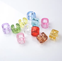 Perles Alphabet en Acrylique Épais Plaquées UV pour la Fabrication de Bijoux DIY, Sacs, Porte-clés, Pendentifs et Fournitures Artisanales – Vente en Gros