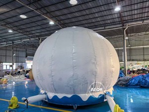 Globe <span class=keywords><strong>de</strong></span> <span class=keywords><strong>neige</strong></span> <span class=keywords><strong>gonflable</strong></span> géant personnalisé avec fond imprimé pour affichage <span class=keywords><strong>de</strong></span> centre commercial en période des fêtes - Product Image 5