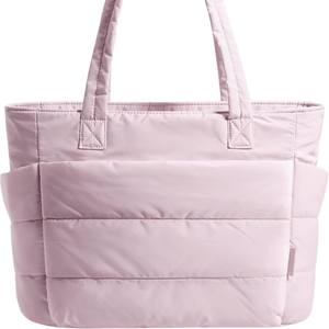 旅行ハンドバッグトートバッグ,大型サイズソフトキルトレディース用 - Product Image 3