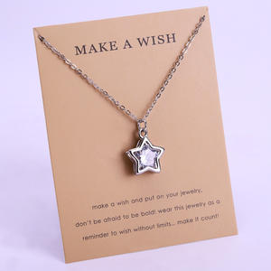 Migliore Amico Corona Luna Stelle Del <span class=keywords><strong>Cuore</strong></span> con Strass di Cristallo Stella di Esprimere un Desiderio Dolce 16 Torta Di Compleanno del Regalo Dei Monili di Collane - Product Image 5