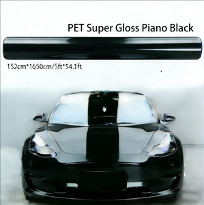 Film <span class=keywords><strong>de</strong></span> protection <span class=keywords><strong>de</strong></span> carrosserie <span class=keywords><strong>de</strong></span> <span class=keywords><strong>voiture</strong></span> en PVC noir piano super brillant PETPU, revêtement changeant <span class=keywords><strong>de</strong></span> couleur pour véhicule entier, épaisseur 7,5 mil, installation et réparation faciles - Product Image 6