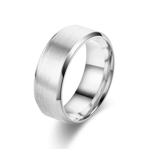 <strong>Blank</strong> Signet <strong>Ring</strong> Cheap Wholesale Stainless Steel Fashion Jewelry <strong>Ring</strong> <strong>Blanks</strong> Custom Engraved Making Available 8mm Width for Men - Product Image 3
