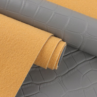 Cuir PVC effet mat, résistant à l'abrasion, motif crocodile, pour bagages, meubles, emballages, tissus, vente en gros