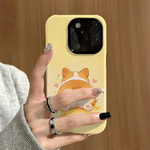 Coque de protection intégrale anti-chute pour iPhone 17 Pro Max, motif <span class=keywords><strong>Corgi</strong></span>, nouvelle collection pour hommes et femmes, avec protection des objectifs - Product Image 5