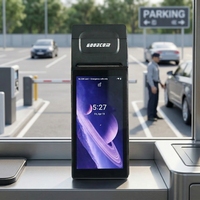 Terminal de point de vente tout-en-un Android 14 dernière génération avec imprimante thermique intégrée Bluetooth 58 mm pour parking/commandes alimentaires/billets de bus