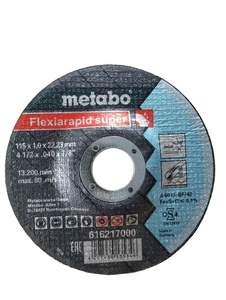 Disques de coupe Metab O, disques de découpe en méthane Flexovit B, disques de coupe Black and Decker <span class=keywords><strong>Dremel</strong></span>, 115 mm x 1 mm, stock Alibab a - Product Image 1