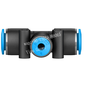 Conector en T para Línea de Aire FESTOs QST-8 153130 Original, Sistema de Conexión Neumática para Automatización Industrial, Pieza de Repuesto - Product Image 1