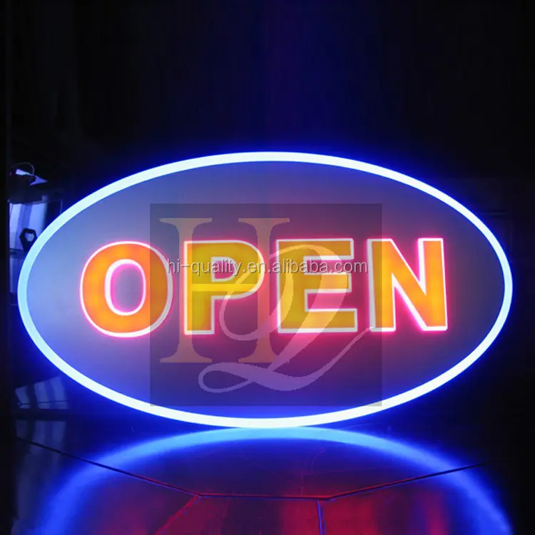 Outdoor LED Advertising Light Box Sign Custom Open Sign Led Acrylic light box