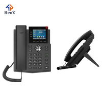 Vente en gros de téléphone de bureau VoIP WiFi téléphone IP HD Center de contrôle vocal SIP téléphone avec écran couleur