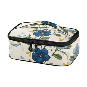 Lightweight Insulated Lunch Bag, Portable Thermal <b>Cooler</b> Pouch with Mesh Pocket, Reusable Food Storage Tote Fits in <b>Backpack</b> - Product Image 1