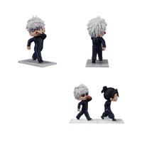 Figuras de acción de Satoru Gojo con los ojos vendados en pose de pie y Suguru Geto, muñecos de anime para niñas, regalo para fans del anime.