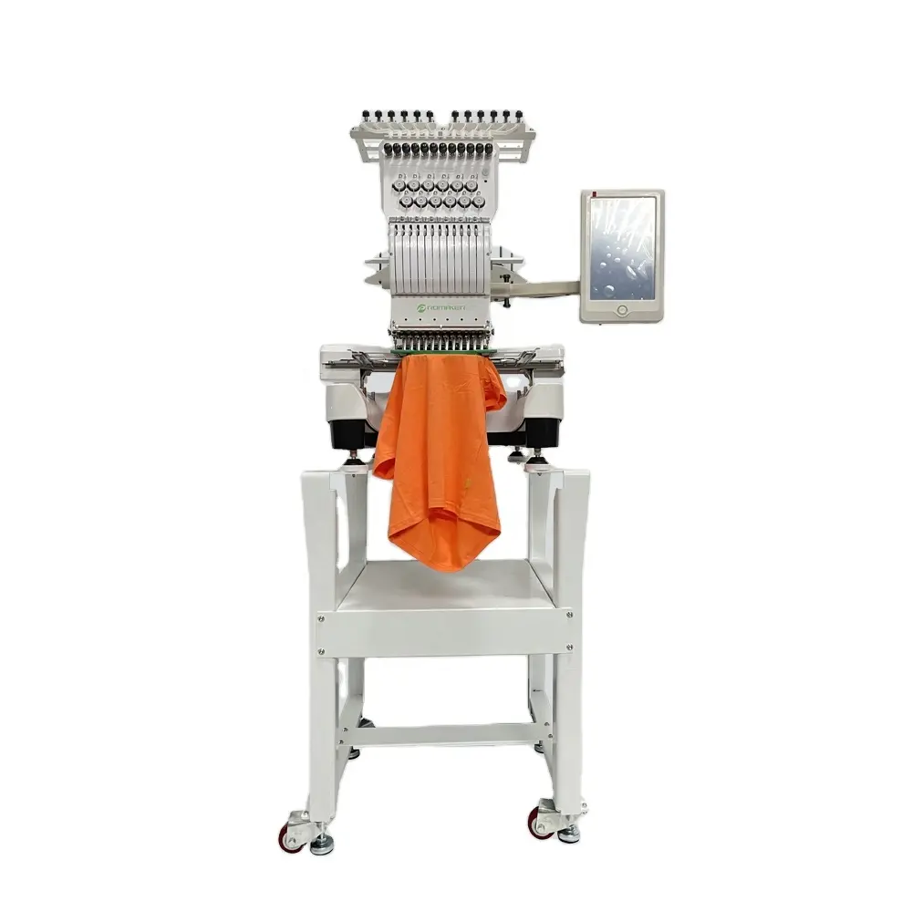 PROMAKER Stickmaschine für Hemden Mützen flache Schuhe Kleid Kleidungsstück Maschine in Bekleidung Stickmaschine
