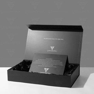 Lionwrapack bán buôn Hộp quà tặng sang trọng thân thiện với môi đóng cửa từ sợi nhỏ lót phù hợp với trang phục bao bì vật liệu có thể tái chế - Product Image 2