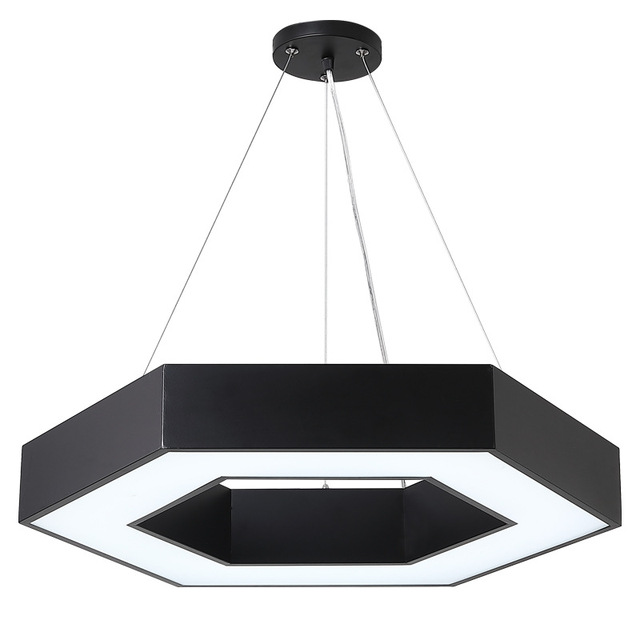 Hexagon Pendant Light Honeycomb Combination Splicing LED RGB Dimmable Iron & Plastic 2-Year Warranty Office Use Lighting