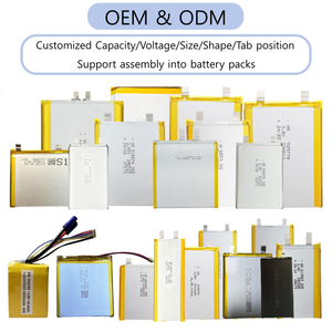 502030 932540 603048 105050 103040 Sel Baterai Lithium Semi-solid State LIPO Merek HS 3.7V 250mAh 2800mAh Paket Baterai Lithium Sensor Light - Product Image 2