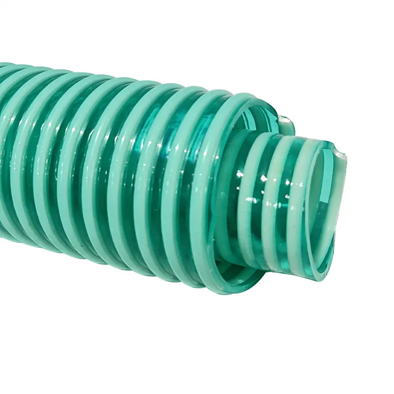 4 6 Inch Flexible UV Resistant Spiral Reinforced Pvc Suction Hose Pvc Water Pump Hose