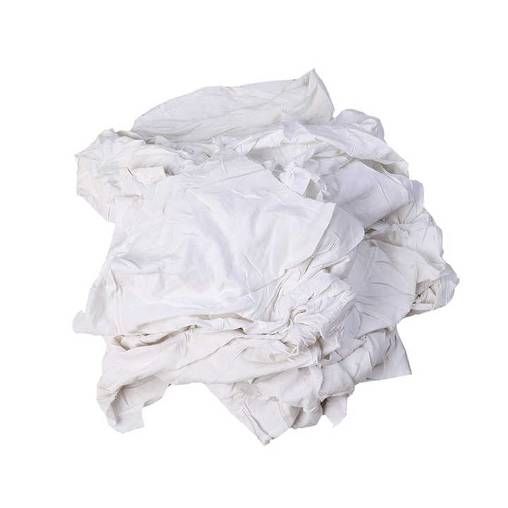 Used Rag Lable Good Absorbency Recycled Industrial Cleaningrags Used White Factory ...