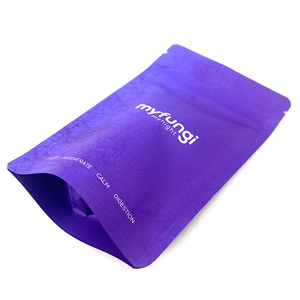 Conception d'impression personnalisée de haute qualité sac à fermeture éclair debout feuille d'aluminium impression en couleurs matériau de qualité alimentaire - Product Image 6