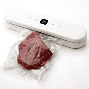 Nouvelle machine de mise sous vide automatique à affichage numérique étanche, pratique pour les aliments secs et humides, machine d'emballage plastique pour la maison - Product Image 1