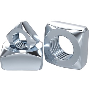 Tianzhuo <b>Hardware</b> Square Nuts M6 M8 M10 M12 M16 M20 Carbon Steel Zinc Plated DIN557 Anti Loosening - Product Image 1