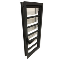 Prix peu coûteux de style design moderne de support de persienne en verre Volets de fenêtre de vente directe d'usine personnalisés