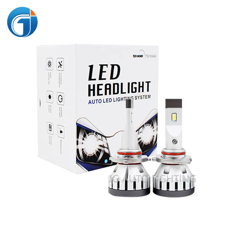 JG Q3 high power OEM 72W 12000LM H4 H3 H11 9005 9006 6500K canbus free car Headlamp auto Bulb h7 led headlights