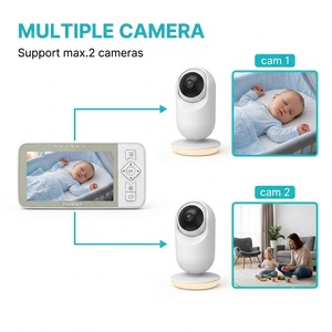 Monitor para Bebés KT626T de Modo Dual 2.4G 5G WiFi con Aplicación, Pantalla IPS de 5.5 Pulgadas, Cámara de 720P, Videoportero PTZ, Visión Nocturna Automática, Modo VOX - Product Image 5