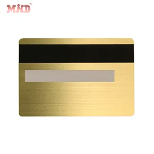 Customize Design 24K Gold NTAG 213 Metal Cards 24K Gold NFC Business Card