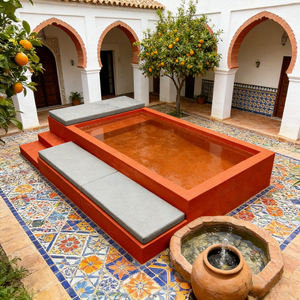 Piscina Portátil de Fibra de Vidrio con Sofá – Ideal para Casas Residenciales, Hoteles y Resorts con Calentador, Filtro y Bomba - Product Image 6