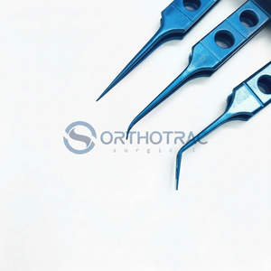 Pinza Microvascular Oftálmica de Primera Clase, Instrumentos Microquirúrgicos de Resorte de Acero Inoxidable, Juego de Instrumentos con Personalización - Product Image 1