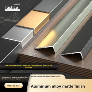 Bandes de bord asymétriques en alliage d'aluminium de norme européenne en forme de L bandes d'angle de carreaux décoratifs à angle droit accessoires de carreaux - Product Image 5