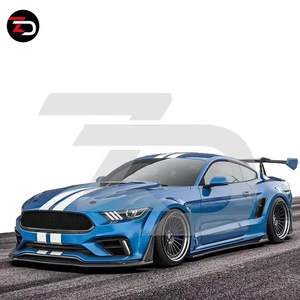 Kit de Carrocería RB V3 para <span class=keywords><strong>Mustang</strong></span> <span class=keywords><strong>2015</strong></span>-2017, con Parachoques Delantero, Alerón Alto, Difusor Trasero, Faldones Laterales, Extensiones de Guardabarros - Product Image 3