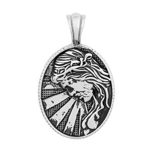 Accessoires de pendentif en acier inoxydable pour hommes et femmes, collier tendance rétro avec portrait de la Vierge Marie de haute qualité - Product Image 6