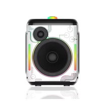 Altavoz Portátil Inalámbrico de 6.5 Pulgadas con 2 Micrófonos, BT 5.0, Radio FM, LED RGB, Subwoofer de 20 W, Bajos Estéreo, para Fiestas en Casa, DJ, Karaoke, Aplicación, Tarjeta de Memoria