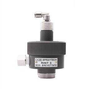 Regulador de fluidos, control de flujo para precisión de pulverización, aluminio y latón, 125x80x70mm - Product Image 1