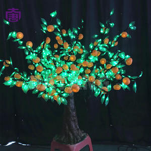 Arbre lumineux LED en PVC avec fruits artificiels colorés pour la décoration de Noël, Halloween, centres commerciaux et centres de villégiature, festivals - Product Image 5