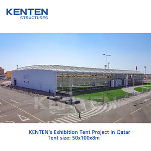 Structure de toit en treillis tendu de grande taille pour projet KENTEN Qatar, tentes géantes pour expositions, tentes révolutionnaires pour espaces extérieurs, structure de tente en treillis - Product Image 5
