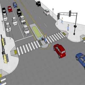 ระบบไฟสัญญาณจราจร LED แบบไร้สายพลังงานแสงอาทิตย์สำหรับทางม้าลาย Pelican Zebra Crossing พร้อมปุ่มกดสำหรับคนเดินเท้า - Product Image 4