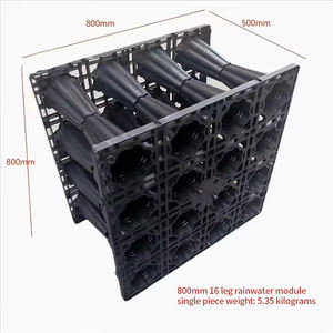 Caisses géo-cellulaires Réservoirs de stockage des eaux pluviales Système de collecte du drainage pluvial des eaux souterraines Réservoir d'atténuation de rétention - Product Image 2