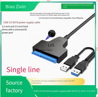 Kabel Data Hard Drive Eksternal USB3.0 ke SATA2.0 Kabel Easy Drive Konverter Hard Drive Desktop 2.5/3.5