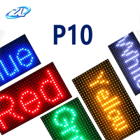 Module LED monocouleur P10 pour extérieur commercial, 320*160mm, IP65, étanche, grand angle de vue, pour affichage de texte d'information publique