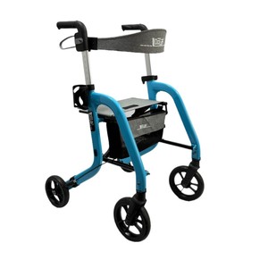 He Lao <b>Walker</b> Rollator Aluminum Alloy 4 Wheels Portable Mobility Aid For <b>Elderly</b> Shopping Assistant - Product Image 5