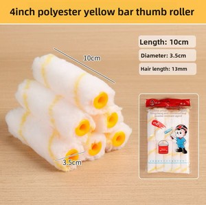 <span class=keywords><strong>Rullo</strong></span> per Pittura Industriale in Poliestere da 4 Pollici, Strumento per Pittura <span class=keywords><strong>Angoli</strong></span> e Pareti Fai-da-Te, con Opzione OEM Personalizzabile - Product Image 3